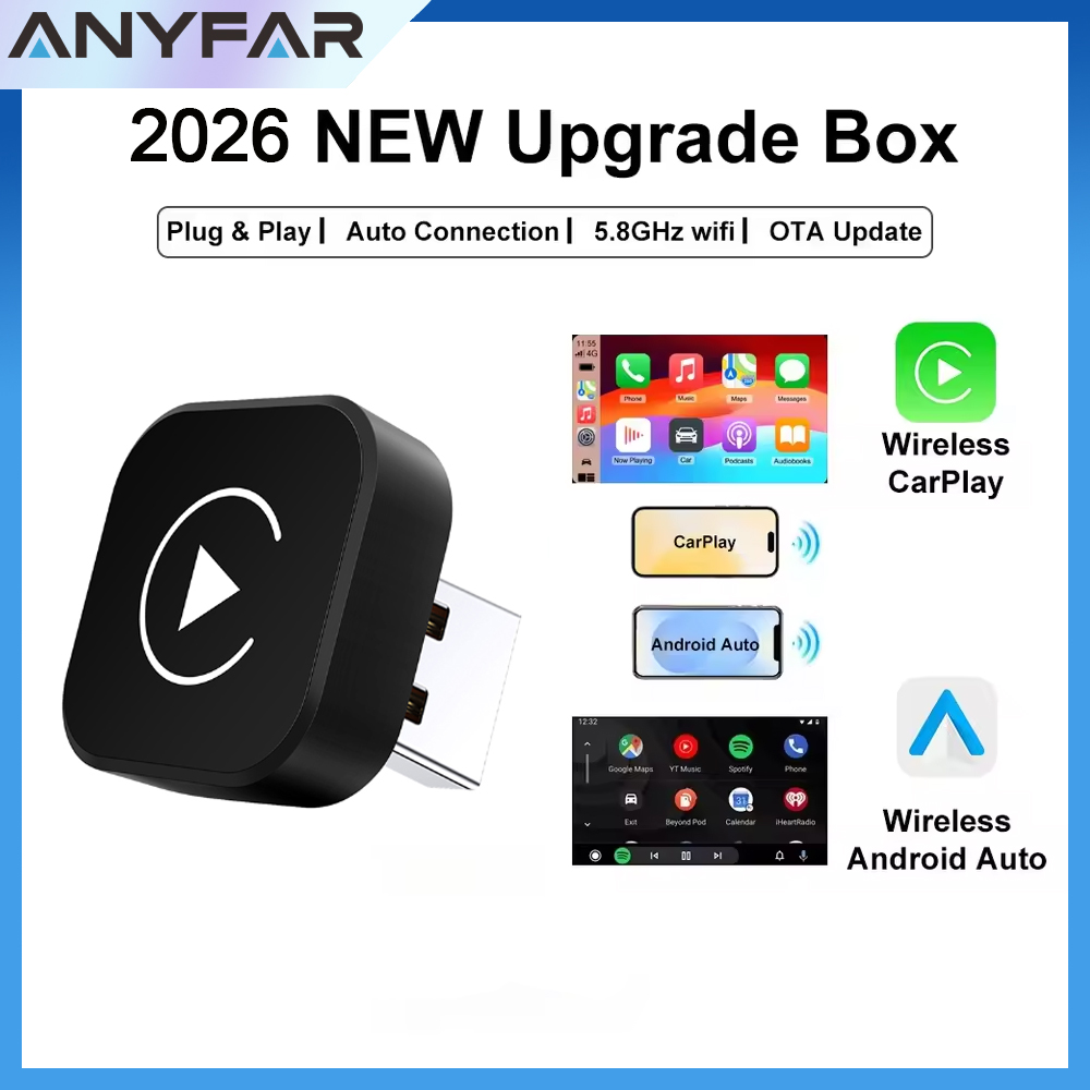 Phone Accessories For Android - อะแดปเตอร์ Wireless CarPlay 2026 แบบ 2-in-1