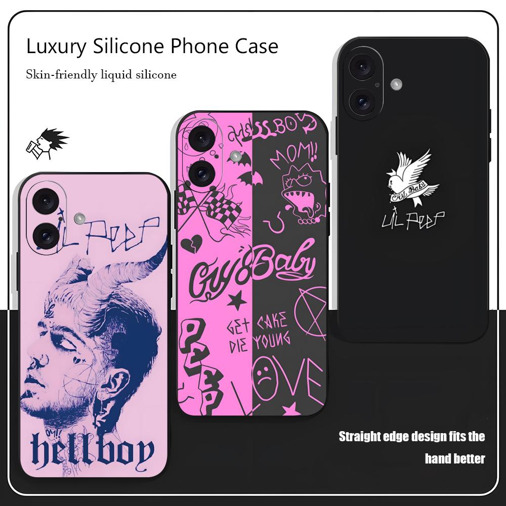 Xo Phone Accessories - เคสโทรศัพท์ลาย L-Lil Peep สำหรับ iPhone 17