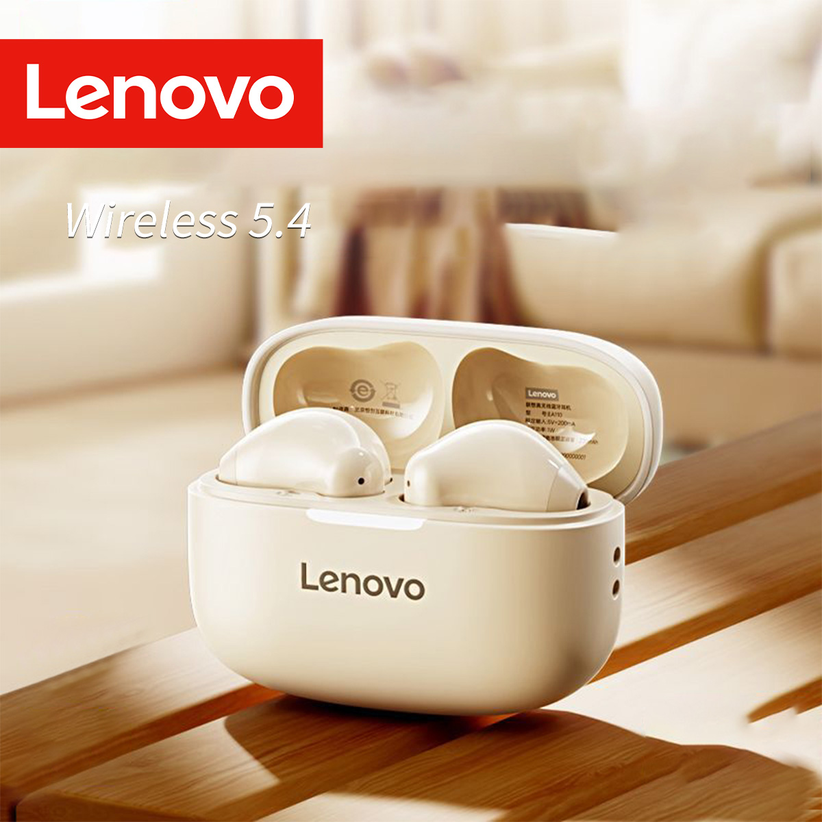 Phone Accessories Amazon - หูฟังบลูทูธไร้สาย Lenovo EA110 ENC คุณภาพเสียงสูง หูฟังอินเอียร์สำหรับการโทร