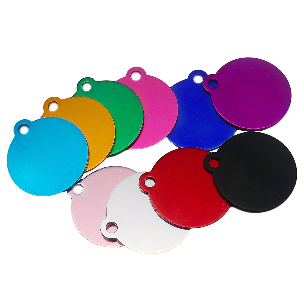 Phone Accessories Names - ป้ายชื่อสัตว์เลี้ยงอะลูมิเนียมทรงกลม 100 ชิ้น ป้ายสลักชื่อแบบกำหนดเองสำหรับสุนัข แมว สัตว์เลี้ยง