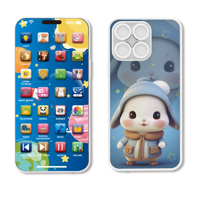 Phone Accessories Baby - โทรศัพท์เด็กเพลงของเล่นมัลติฟังก์ชั่เครื่องเสียงเด็กทารก USB ชาร์จการเรียนรู้การศึกษาโทรศัพท์มือถือของขวัญ