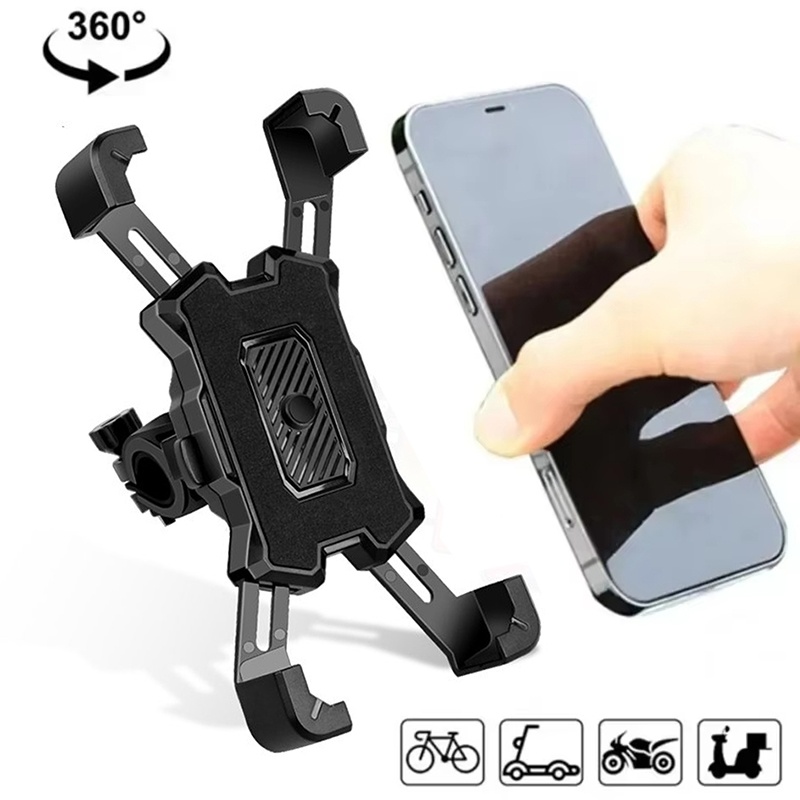 Phone Accessories For Android - ที่ยึดโทรศัพท์มือถือสำหรับขี่มอเตอร์ไซค์ จักรยาน ปรับได้ ใช้ได้กับ GPS สำหรับ