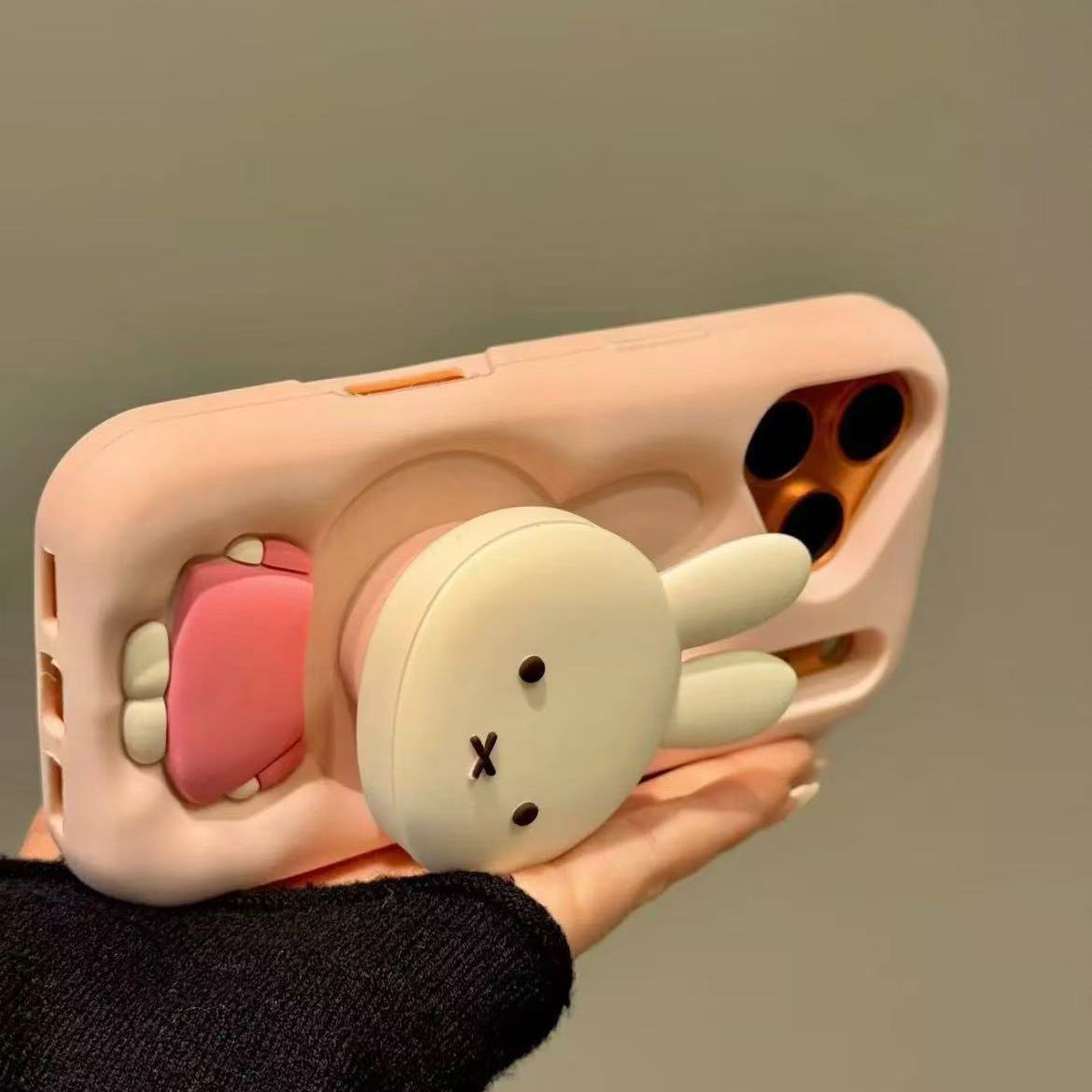 Phone Accessories Box Set - เคสโทรศัพท์มือถือลายการ์ตูนมิฟฟี่แบบสามมิติ ใช้ได้กับ iPhone 17 Pro Max