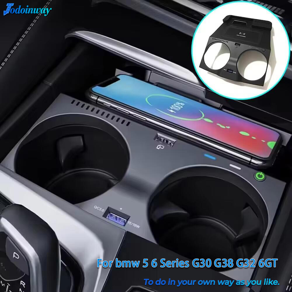 Phone Accessories For Android - ที่วางโทรศัพท์ในรถยนต์ไร้สายสำหรับ BMW 5 6 ซีรีส์ G30