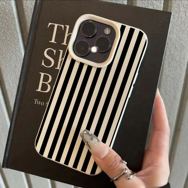 Xo Phone Accessories - สีสันลายMinimalist INSคู่สําหรับiPhone 16 Pro Max XS