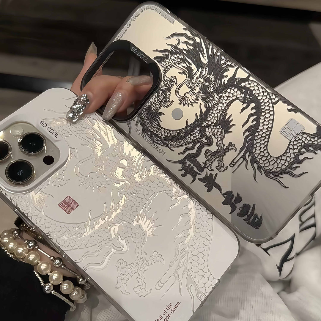 Phone Accessories China - เคสโทรศัพท์ลายมังกรจีนสุดเท่ สำหรับ iPhone 17 16 15