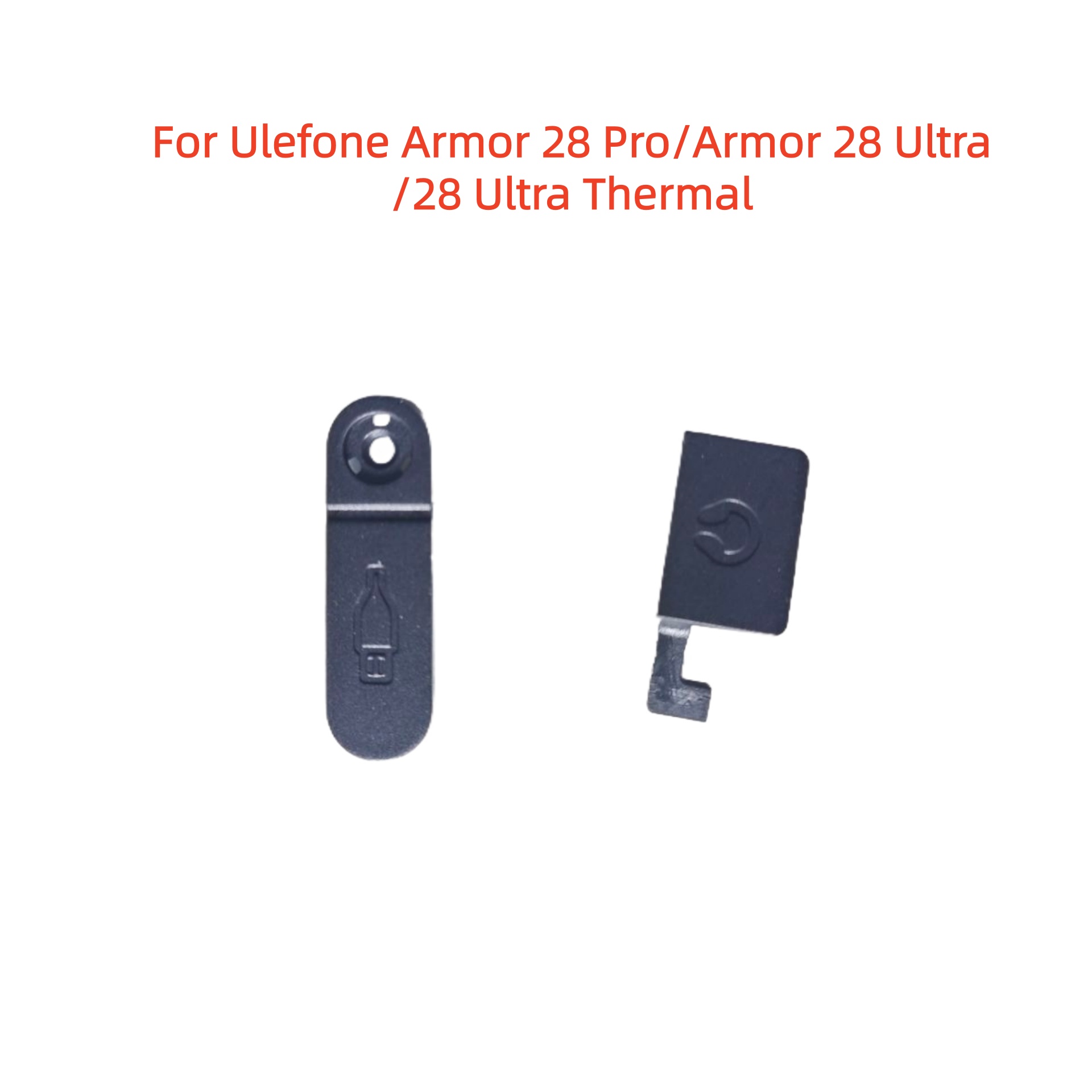Phone Accessories Shop - ฝาปิดกันฝุ่นแบบยางสำหรับพอร์ตชาร์จโทรศัพท์ Ulefone Armor 28 Ultra และ
