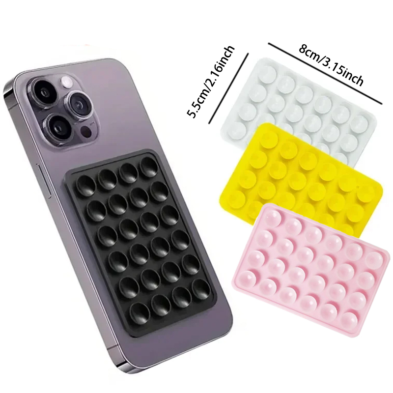 Phone Accessories Box Set - เคสโทรศัพท์แบบยึดติดแน่นพร้อมจุกดูดซิลิโคน อุปกรณ์เสริมสำหรับ iPhone และ Android ใช้เป็นของเล่นเสริมสมาธิแบบแฮนด์ฟรี