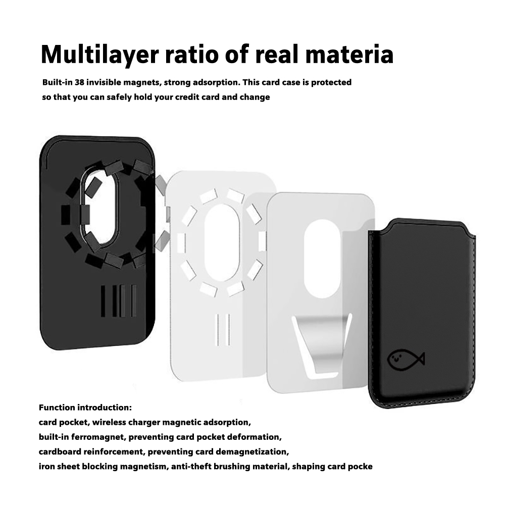 กระเป๋าสตางค์หนังลายแมวแม่เหล็ - Phone Accessories For Android บทวิจารณ์และราคา