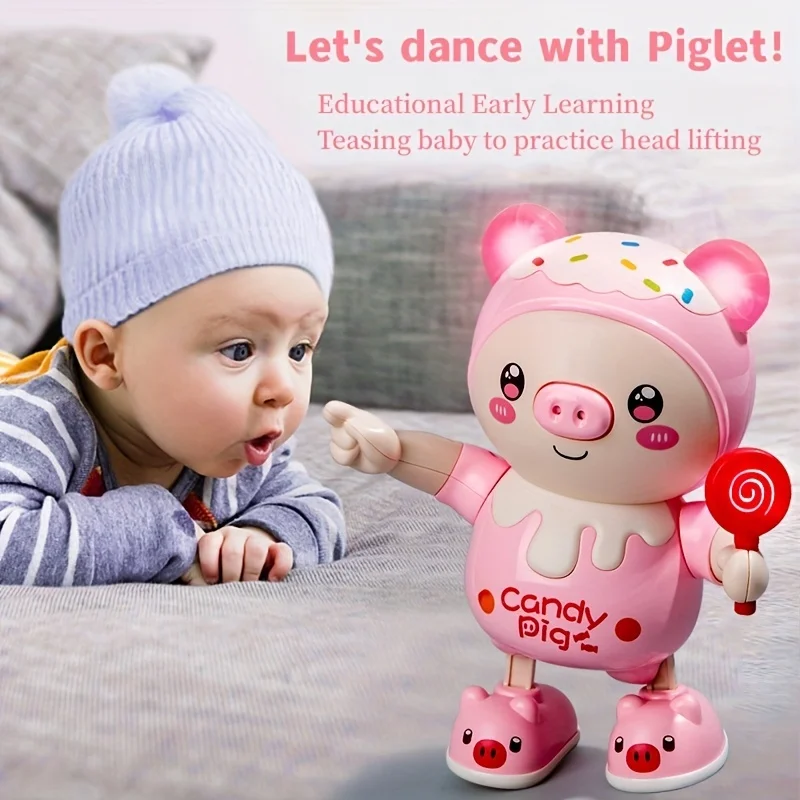 หมูไฟฟ้าพร้อมเสียงดนตรีขยับได้ - Phone Accessories Baby บทวิจารณ์และราคา