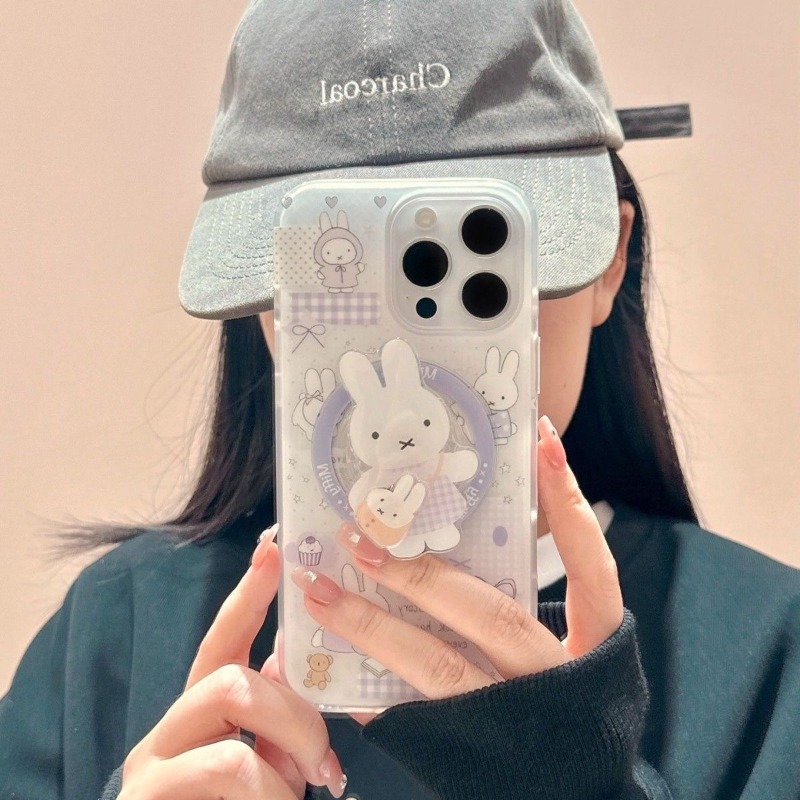 เคสโทรศัพท์แม่เหล็กน่ารักลายมิ - Phone Accessories For Android บทวิจารณ์และราคา