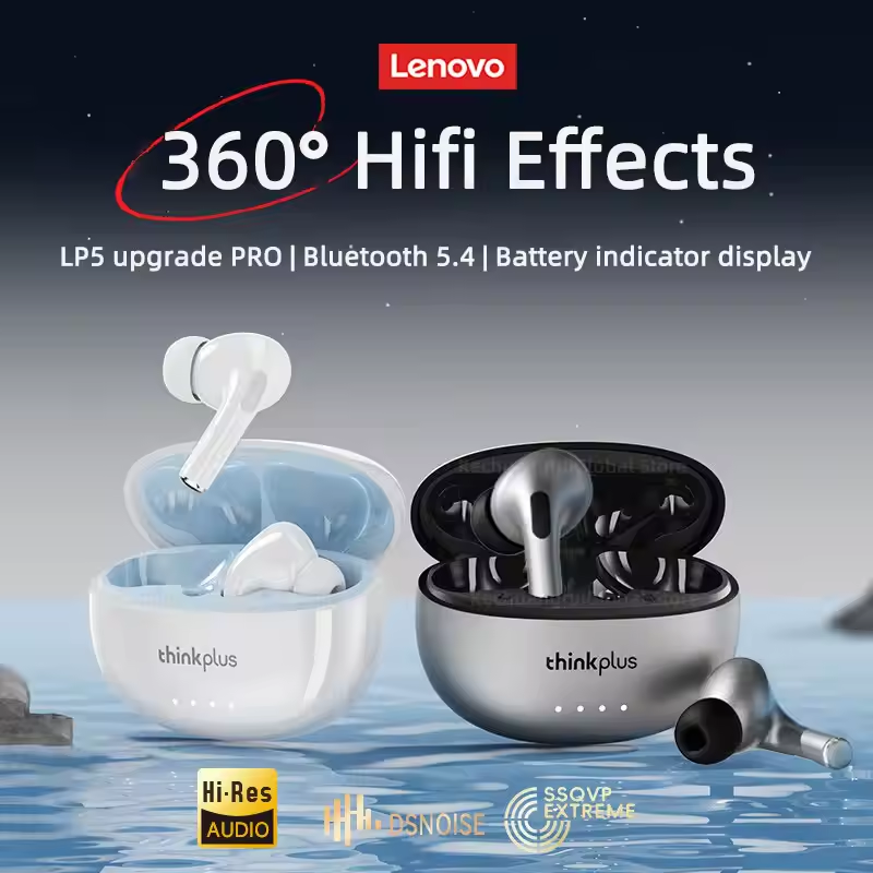 หูฟังบลูทูธไร้สาย Lenovo LP5 P - Phone Accessories Amazon บทวิจารณ์และราคา