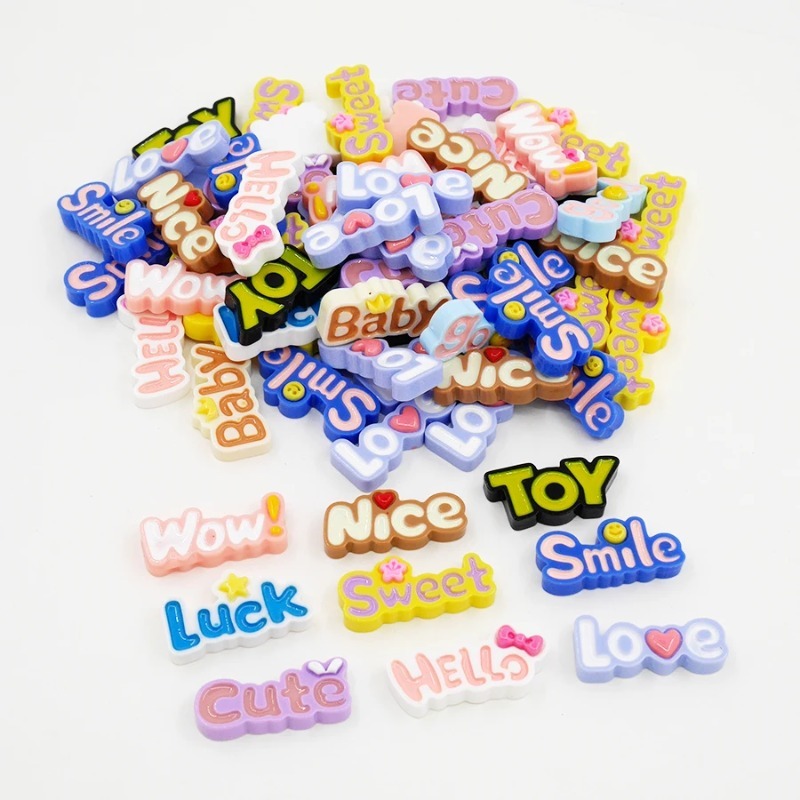 10ชิ้นหลังแบนน่ารักว้าวโชคดีตั - Phone Accessories Baby บทวิจารณ์และราคา