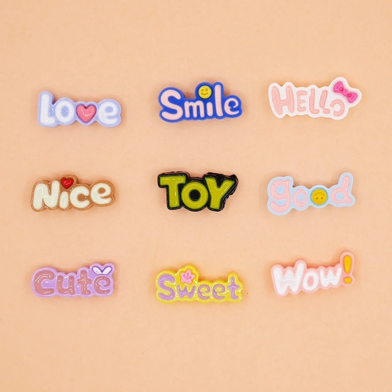 10ชิ้นหลังแบนน่ารักว้าวโชคดีตั - Phone Accessories Baby บทวิจารณ์และราคา