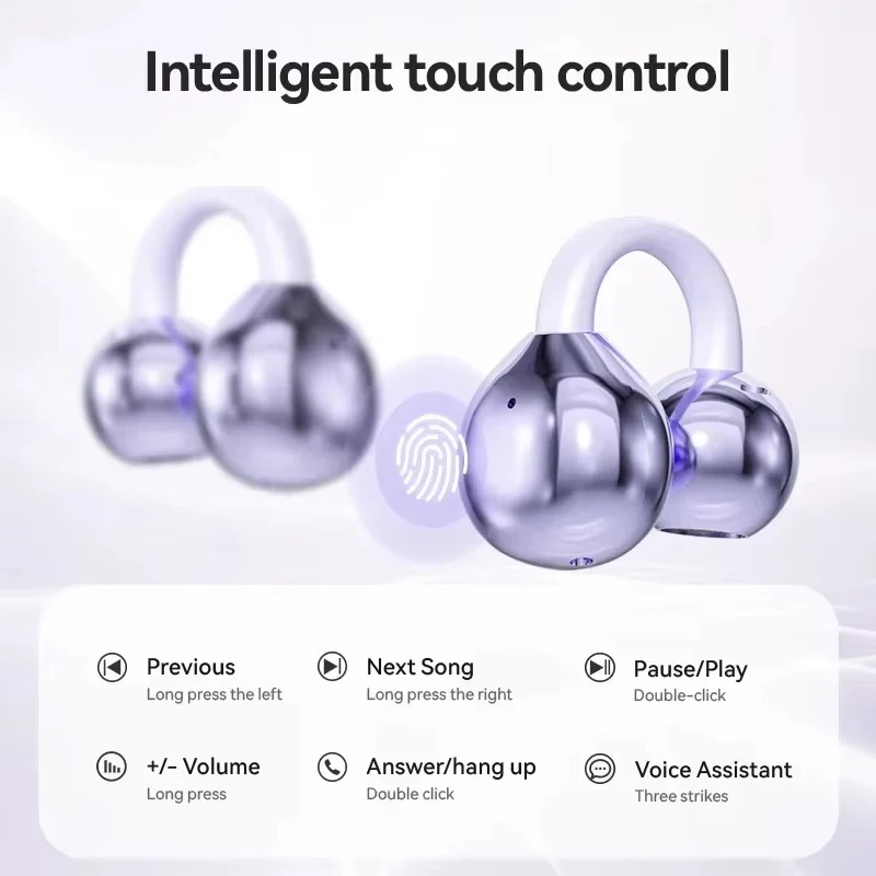 หูฟังไร้สายรุ่นล่าสุดแบบหนีบหู - Phone Accessories Amazon บทวิจารณ์และราคา