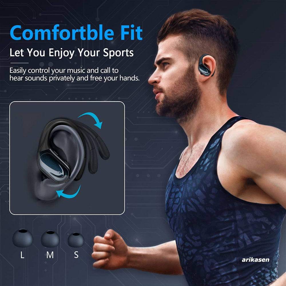 หูฟังไร้สายกีฬาบลูทูธ 5.3 หูฟั - Phone Accessories Amazon บทวิจารณ์และราคา