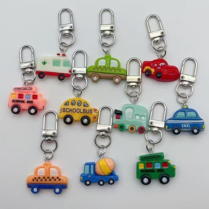พวงกุญแจรถการ์ตูนเรซิน 10 ชิ้น - Phone Accessories For Car บทวิจารณ์และราคา