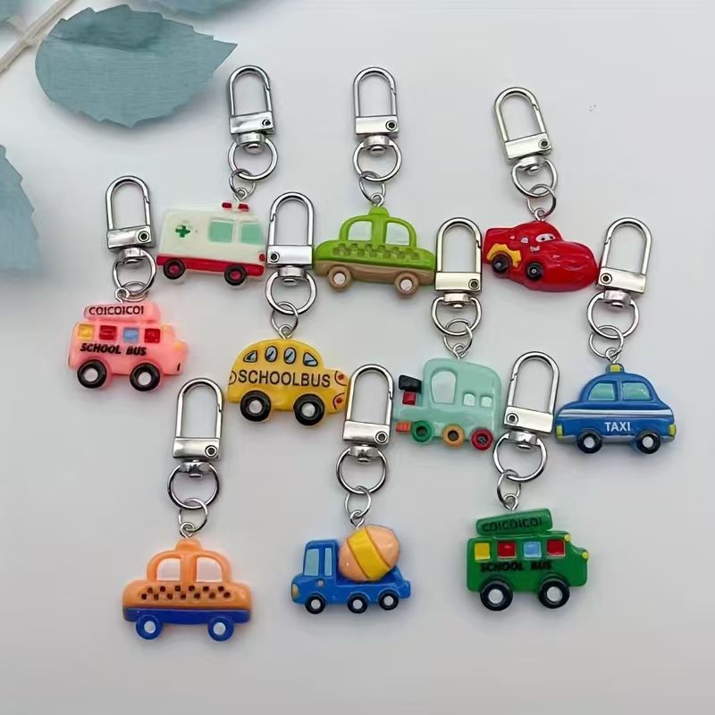 พวงกุญแจรถการ์ตูนเรซิน 10 ชิ้น - Phone Accessories For Car บทวิจารณ์และราคา