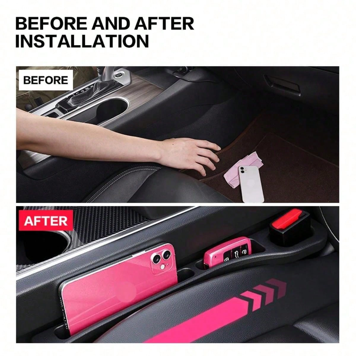 แผ่นปิดช่องว่างเบาะรถยนต์ ป้อง - Phone Accessories For Car บทวิจารณ์และราคา