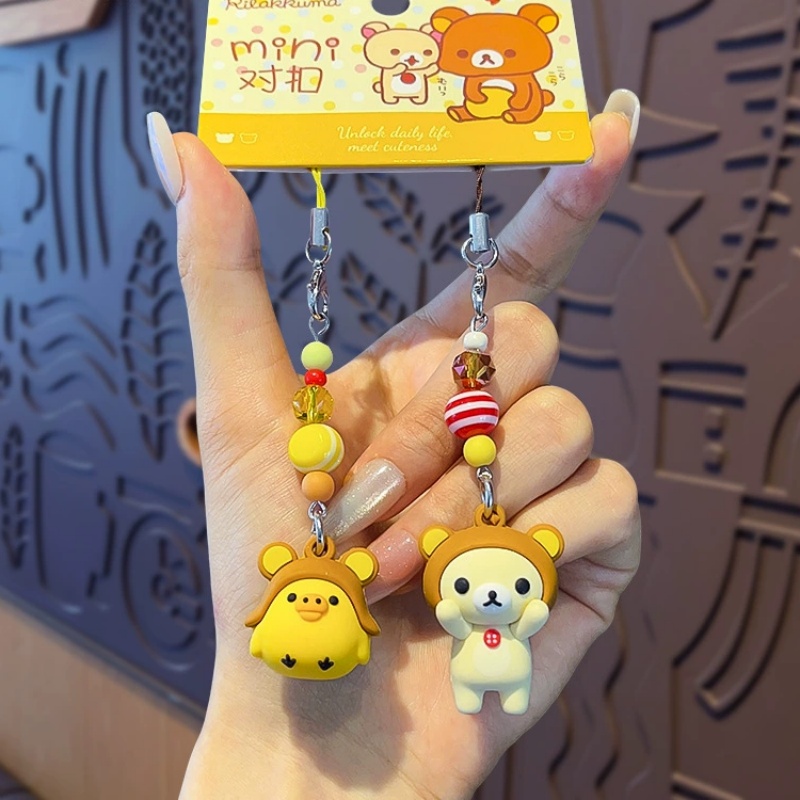 พวงกุญแจริลัคคุมะน่ารัก พร้อมจ - Phone Accessories For Car บทวิจารณ์และราคา