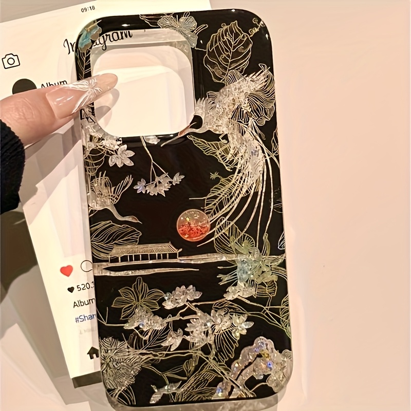 เคสโทรศัพท์หรูหราลายดอกไม้และน - Phone Accessories China บทวิจารณ์และราคา