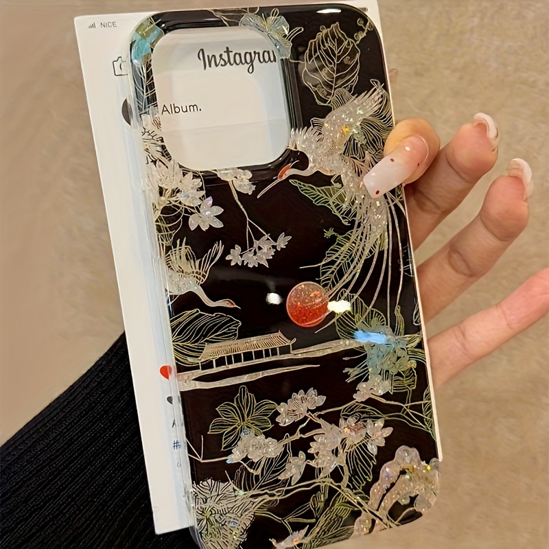 เคสโทรศัพท์หรูหราลายดอกไม้และน - Phone Accessories China บทวิจารณ์และราคา