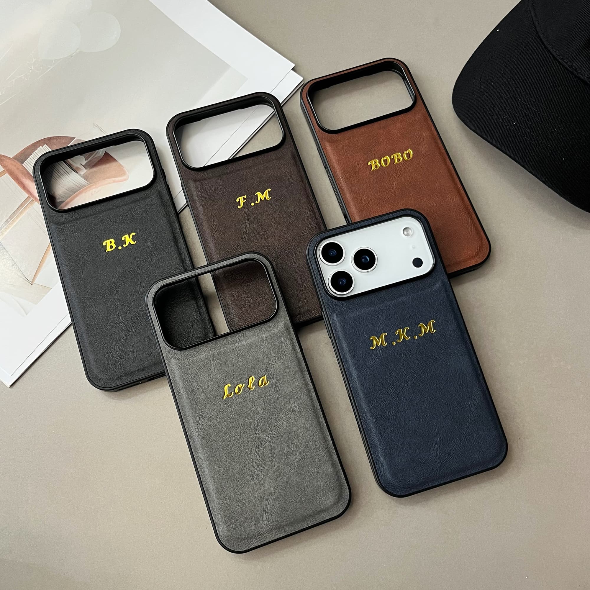 เคสโทรศัพท์หนังเทียมปั๊มฟอยล์ท - Phone Accessories Names บทวิจารณ์และราคา