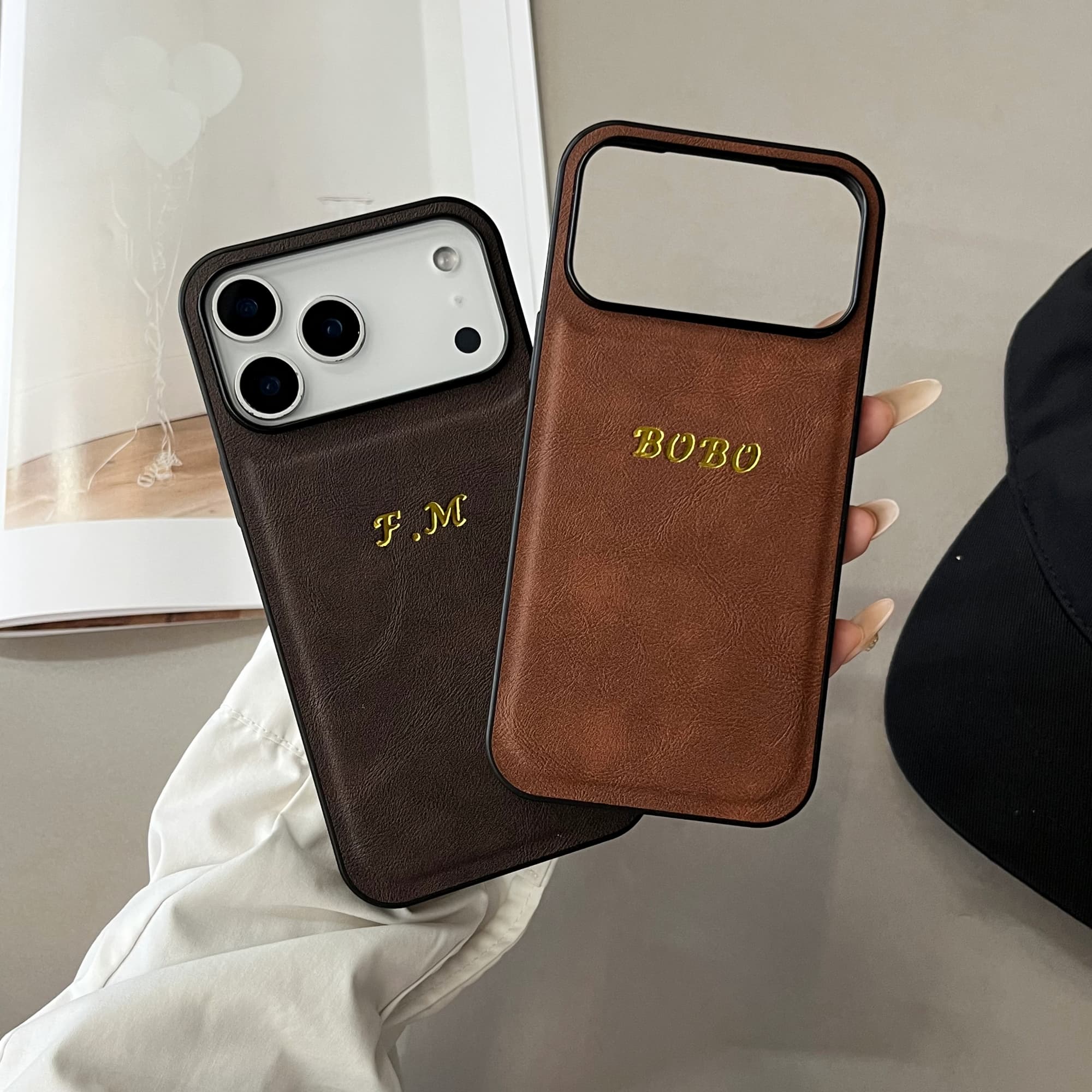 เคสโทรศัพท์หนังเทียมปั๊มฟอยล์ท - Phone Accessories Names บทวิจารณ์และราคา