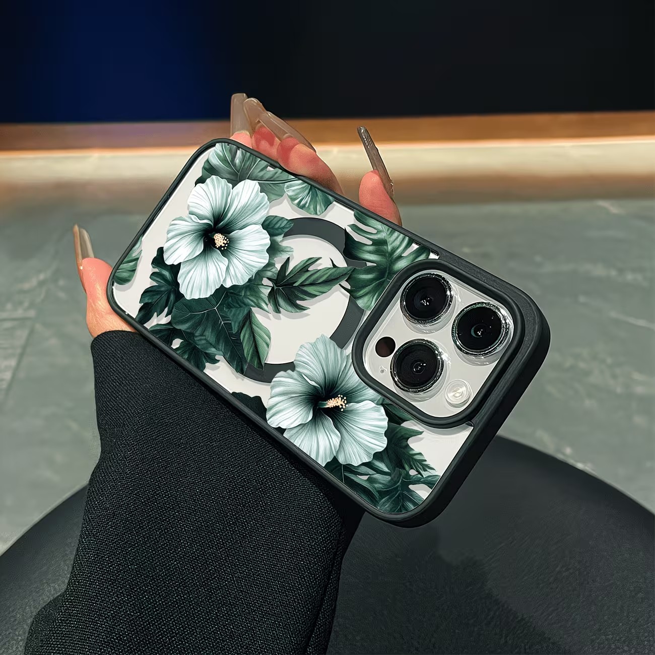 เคสโทรศัพท์ลายดอกไม้สีเขียวสำห - Xo Phone Accessories บทวิจารณ์และราคา